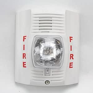 Amazon.com : System Sensor P2Wh 2-Wire Horn/Strobe Hi Candela White ...