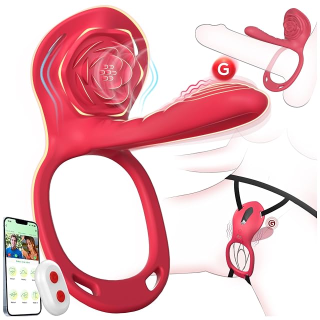 Couples Rose App Remote Control Wearable Vibrator Women Adult Sex Toys Games for Men Hands Free Panty Clitoris