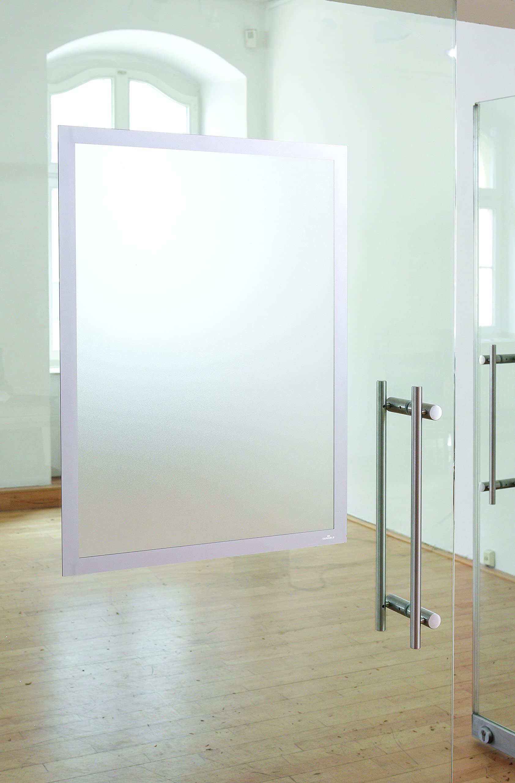 Durable Info-Rahmen Duraframe Poster (A1, selbstklebender Plakatrahmen mit Magnetverschluss) 1 Stück, silber, 499723