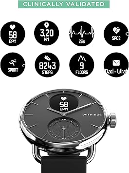 withings scanwatch 38mm black
