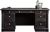 Sauder Palladia Executive Desk, Wind Oak