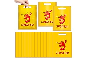 YYMYMGJ Crawfish Boil Lobster Party Gift Bags 50-Pack | Seafood Delights & Crawfish Party Essentials