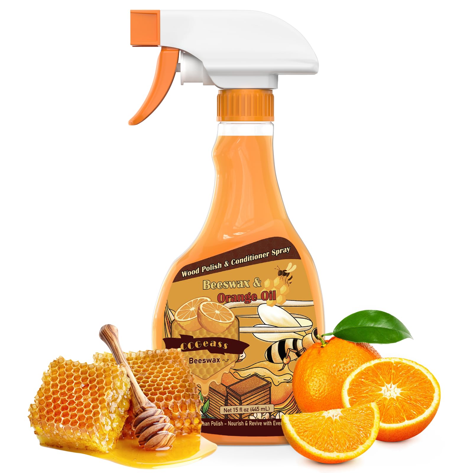 Amazon.com: CCGeass Beeswax Spray Wood Polish Furniture