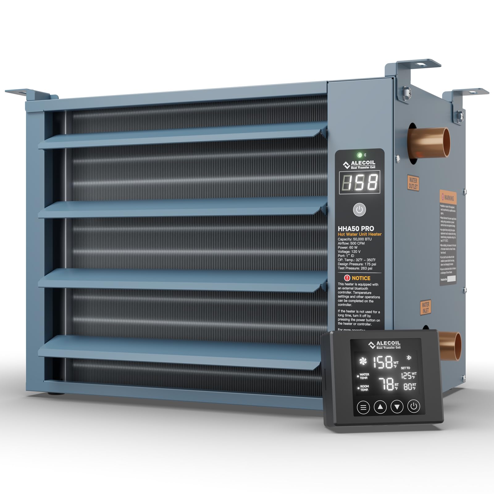 ALECOIL 50K BTU Hydronic Heater - Remote Control -7 ALECOIL 50K BTU Hydronic Heater - Remote Control -7