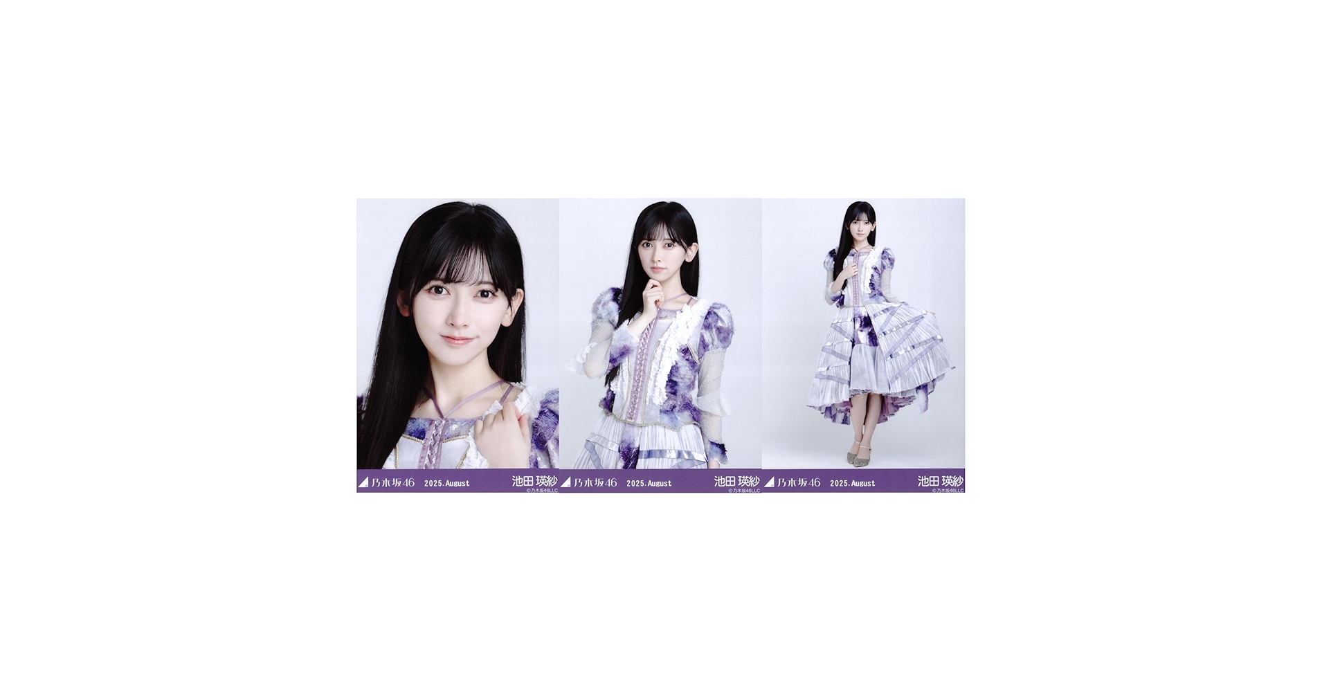 Amazon.co.jp: 乃木坂46 生写真 2025年8月 13thBDライブ衣装1 3種