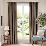 Lazzzy Dark Green Velvet Curtains Blackout Thermal Insulated Curtain Drapes | Bedroom Living Room Darkening Soft Luxury Window Curtains 84 Inches Long Rod Pocket 2 Panels Moss Dark Green 52x84