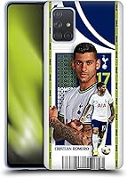 Vista 1 de Head Case Designs Officially Licensed Tottenham Hotspur F.C. Cristian Romero 202223 First Team Soft Gel Case Compatible with Samsung Galaxy A71