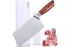 Meat Cleaver Knife- Chinese Chef Knife Chopper, Razor Sharp