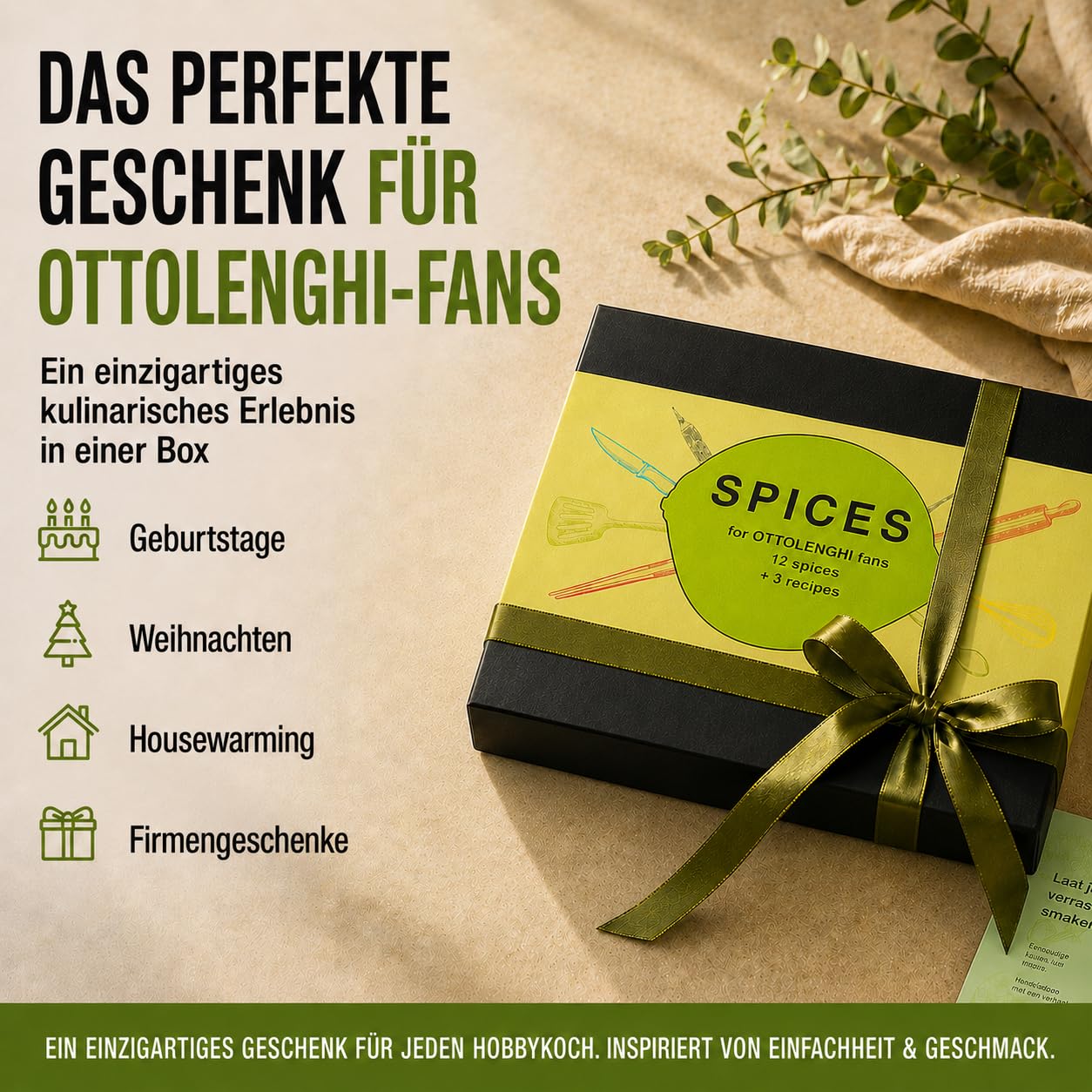 Ottolenghi Gewürze Geschenkbox: 12 Gewürze aus dem Kochbuch Simple & Flavour, Mittelost-Gewürzset