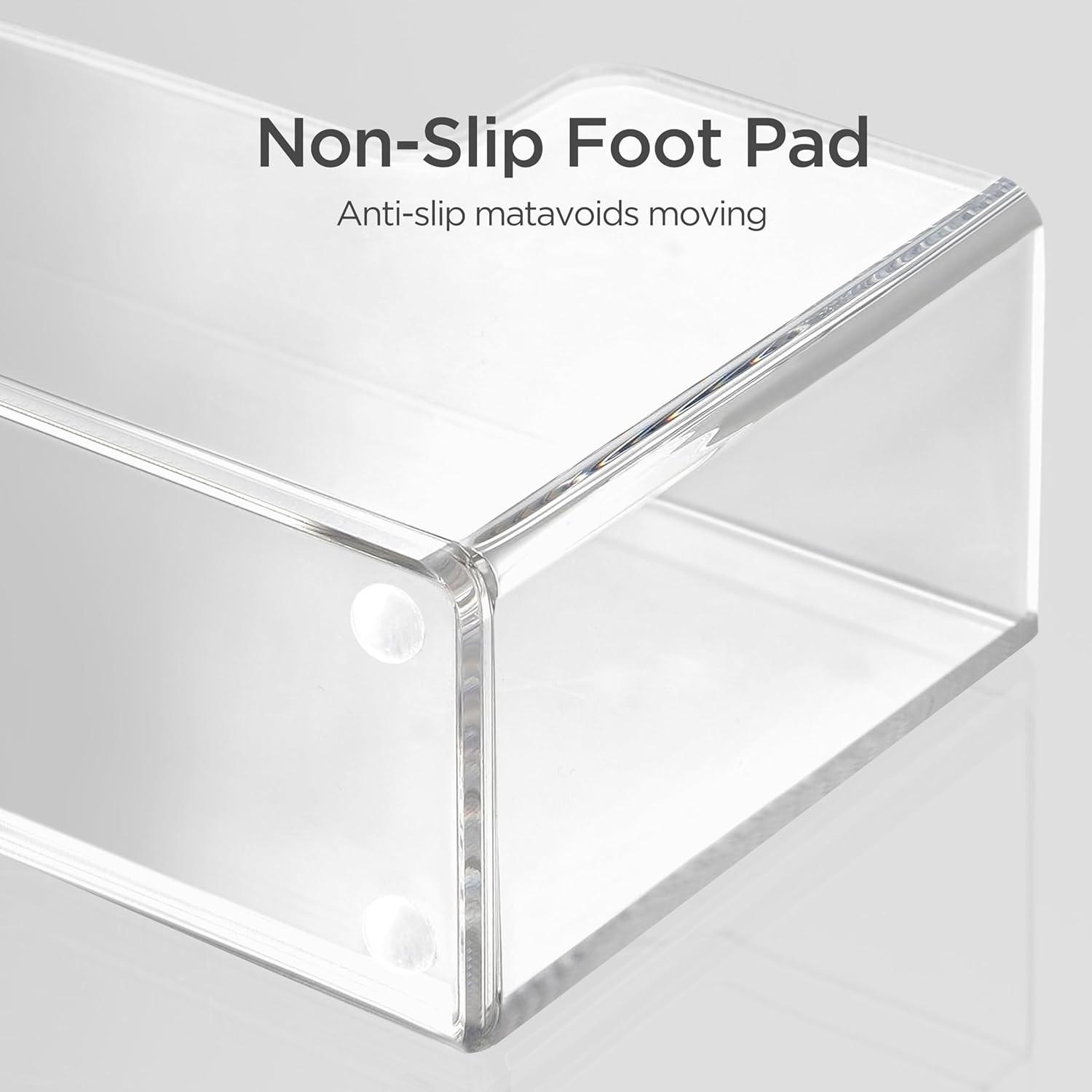 HBlife Acrylic Guest Towel, Paper Napkin Holder for Bathroom - Clear Waterproof Vertical Stand, Disposable Paper Hand Towel Dispenser, Modern Table Tray for Kitchen, Home, Hotel, Office - Image 3