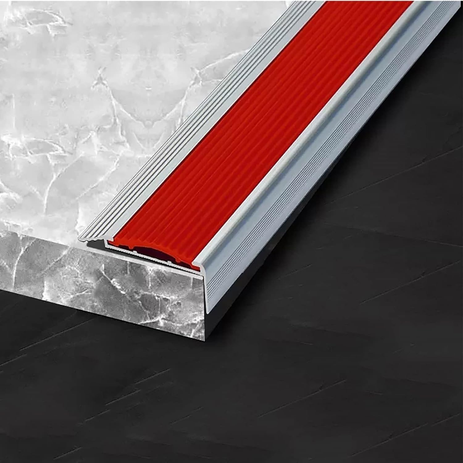 Bandes de revêtement de sol en aluminium de qualité supérieure profilé de protection de marche