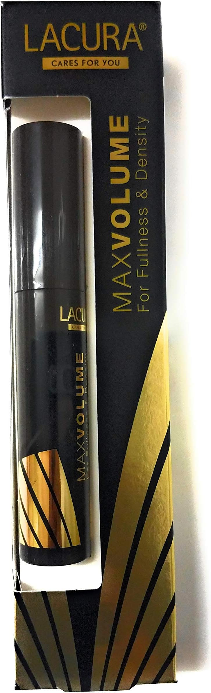 Lacura Max Volume Black Mascara | For Fullness and Density | 1 x 11ml