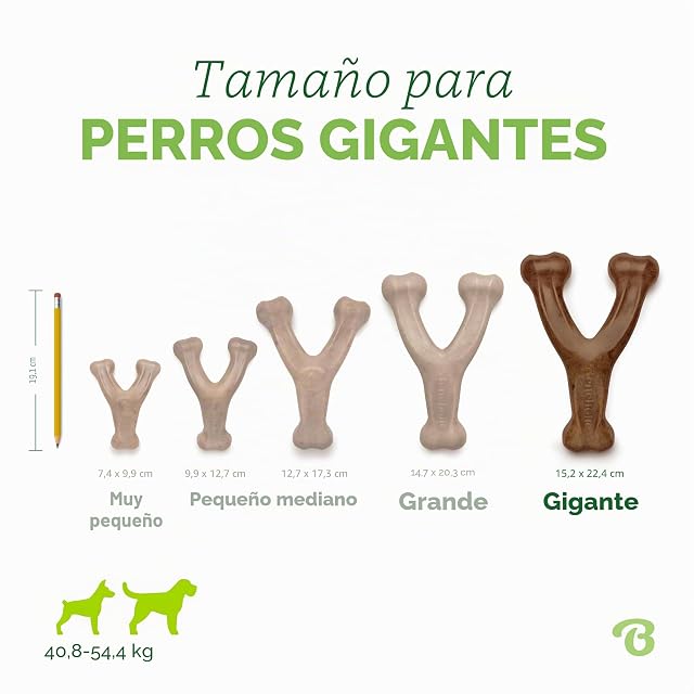 Foto 4 de 6 de Benebone Wishbone, Juguete para morder, con auténtico beicon Gigante
