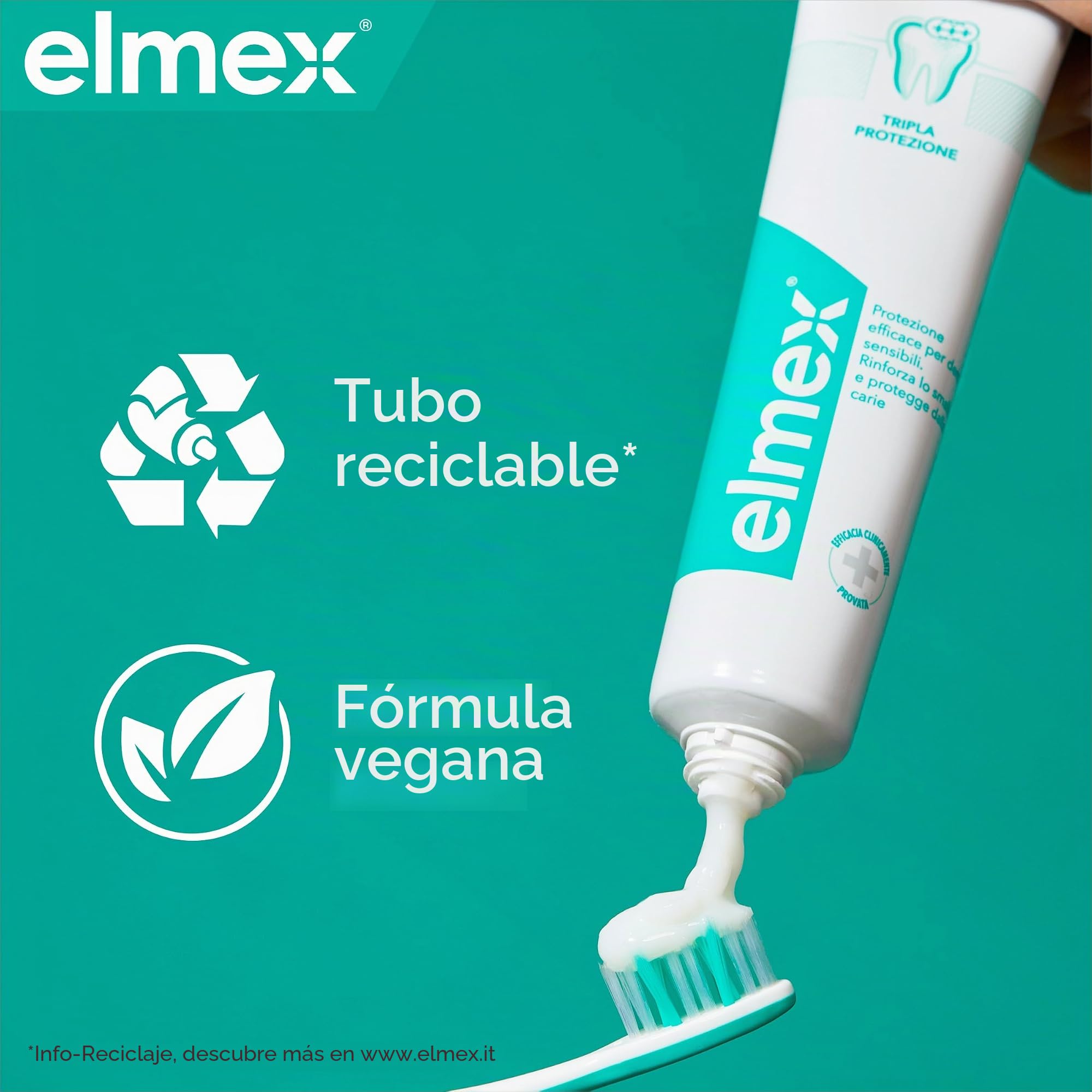 ELMEX Sensitive - Pasta de dientes sensibles (12 x 75 ml)