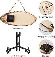 Vista 4 de BeauGift Regalos para hermano, reloj de madera de regalo para hermanos de hermanas, hombres, amigos, regalo de cumpleaños de Navidad para hermanos