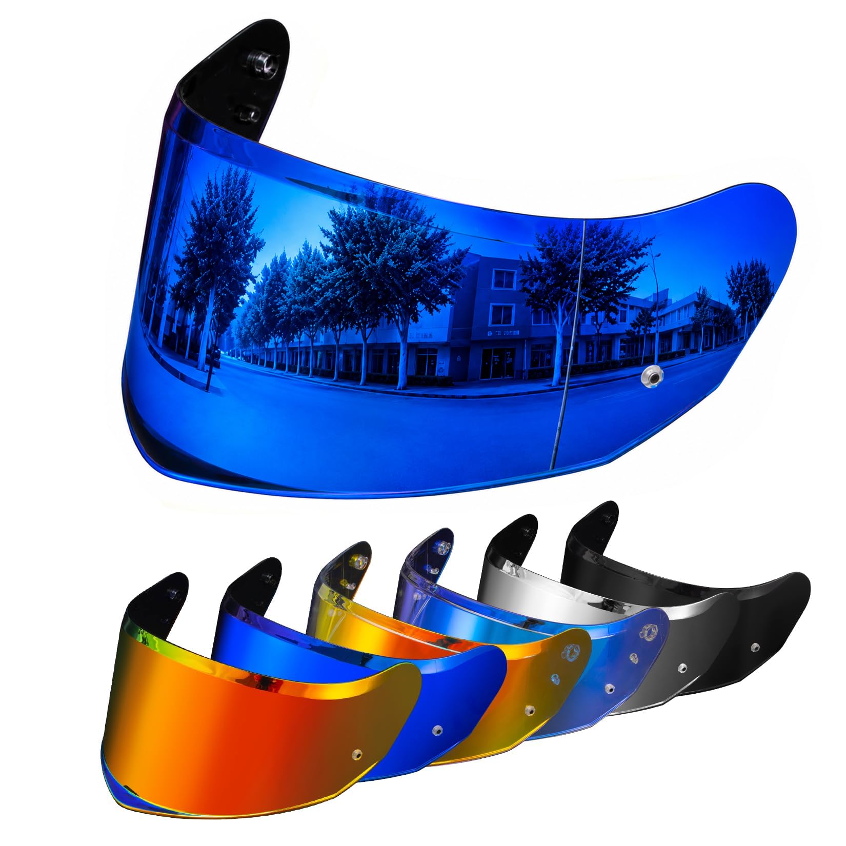 PSLER Stream II Helmet Tinted Visor FF808 Face Shield Replacement for Stream II FF808
