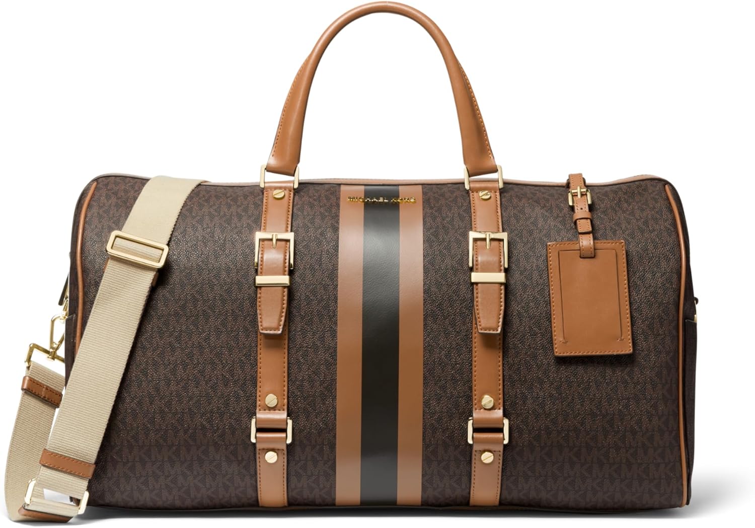 Michael Kors Bedford Travel Extra-Large Weekender Bag, Gold-Tone