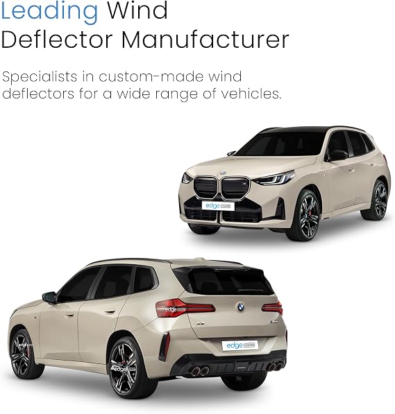 EdgeVisors Wind Deflectors BMW X3 G45 5Dr SUV 2024+ 4pc