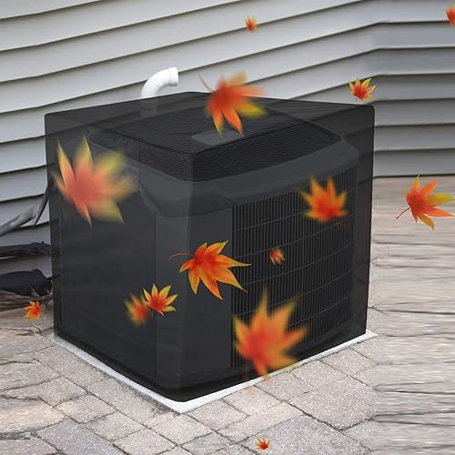 Miniatura 3 de Aozzy Fundas centrales de aire acondicionado para unidades exteriores, cubierta de aire acondicionado resistente para unidades exteriores, cuadrada,