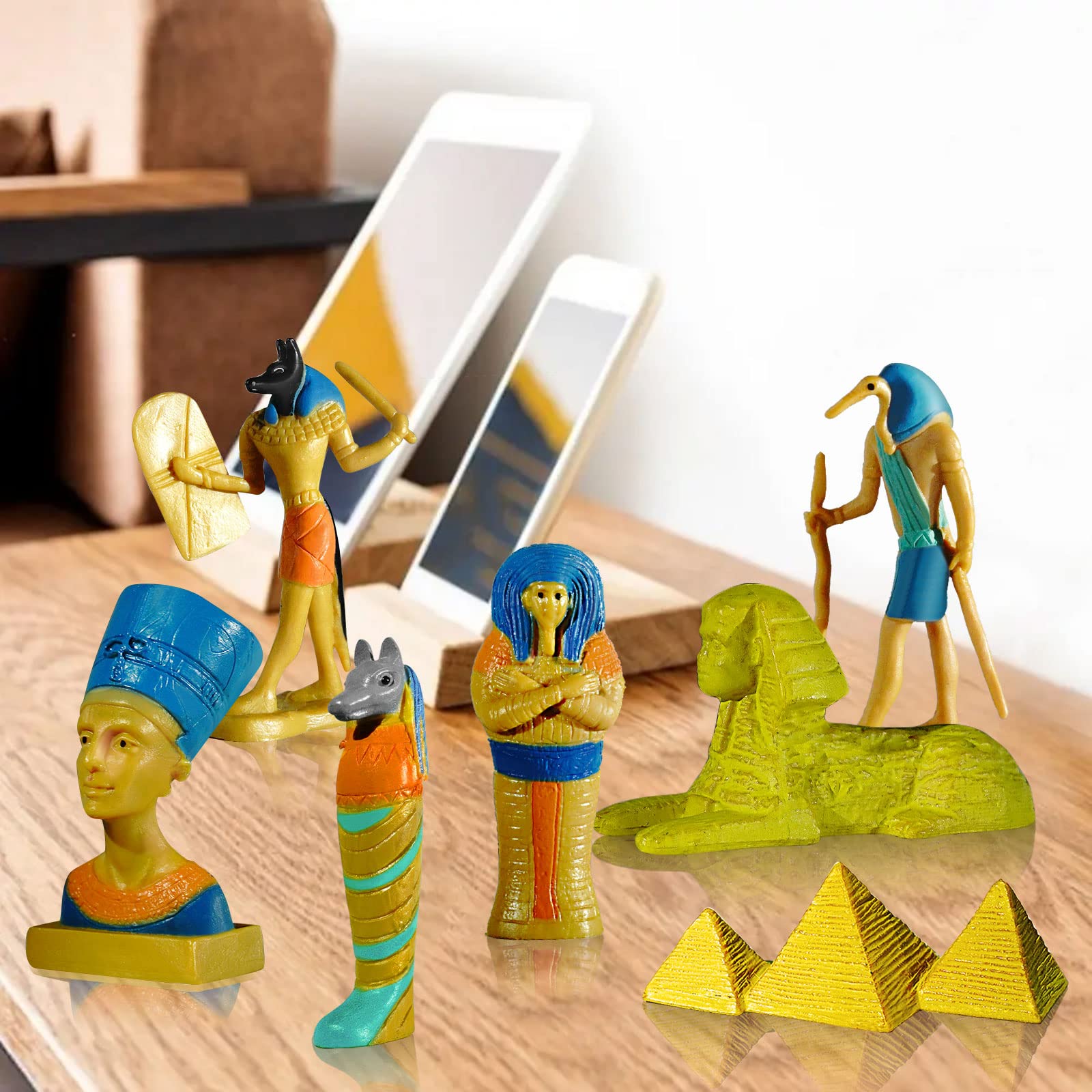 Amazon.co.jp: 24個 古代エジプト おもちゃ 子供用 ミニ 世界中 都市