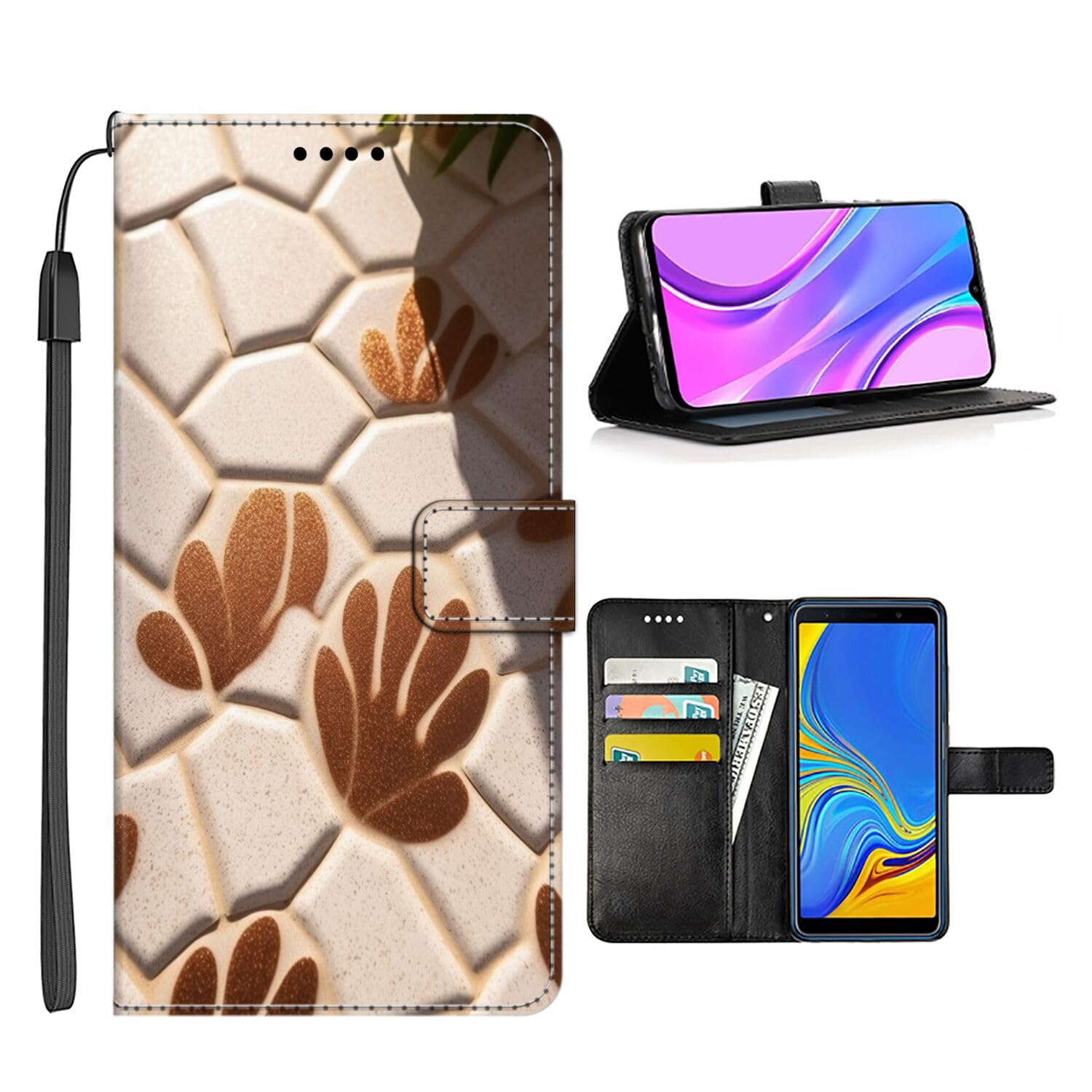 DAFEIWallet Case for Samsung Galaxy Xcover PRO Xcover4 Xcover5 Xcover6 PRO Xcover7 with Designer cat-Art cc109 Design PU Leather Flip Folio Kickstand