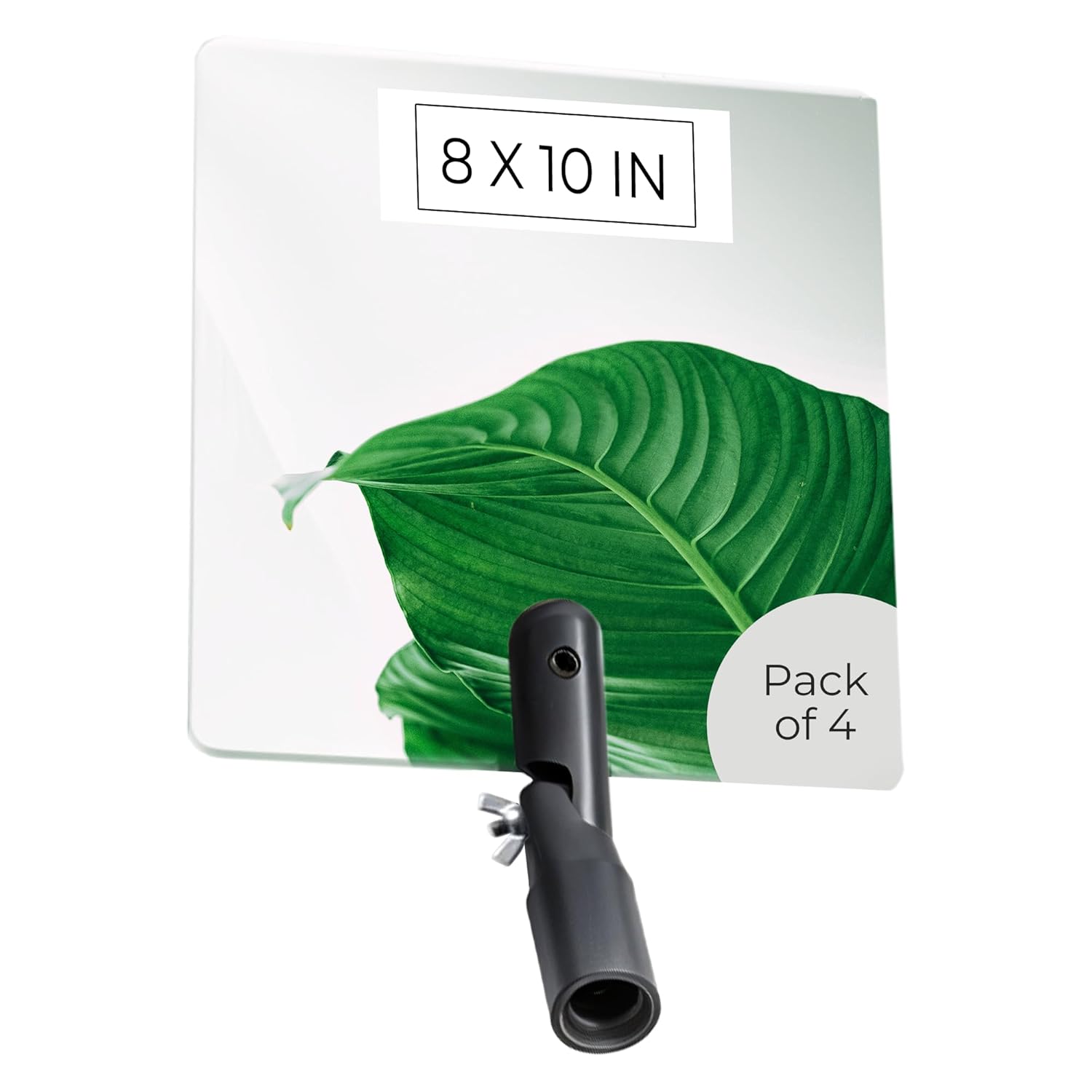 Flex Vue Inspection Mirror with Threaded Adapter, 8 inch x 10 inch