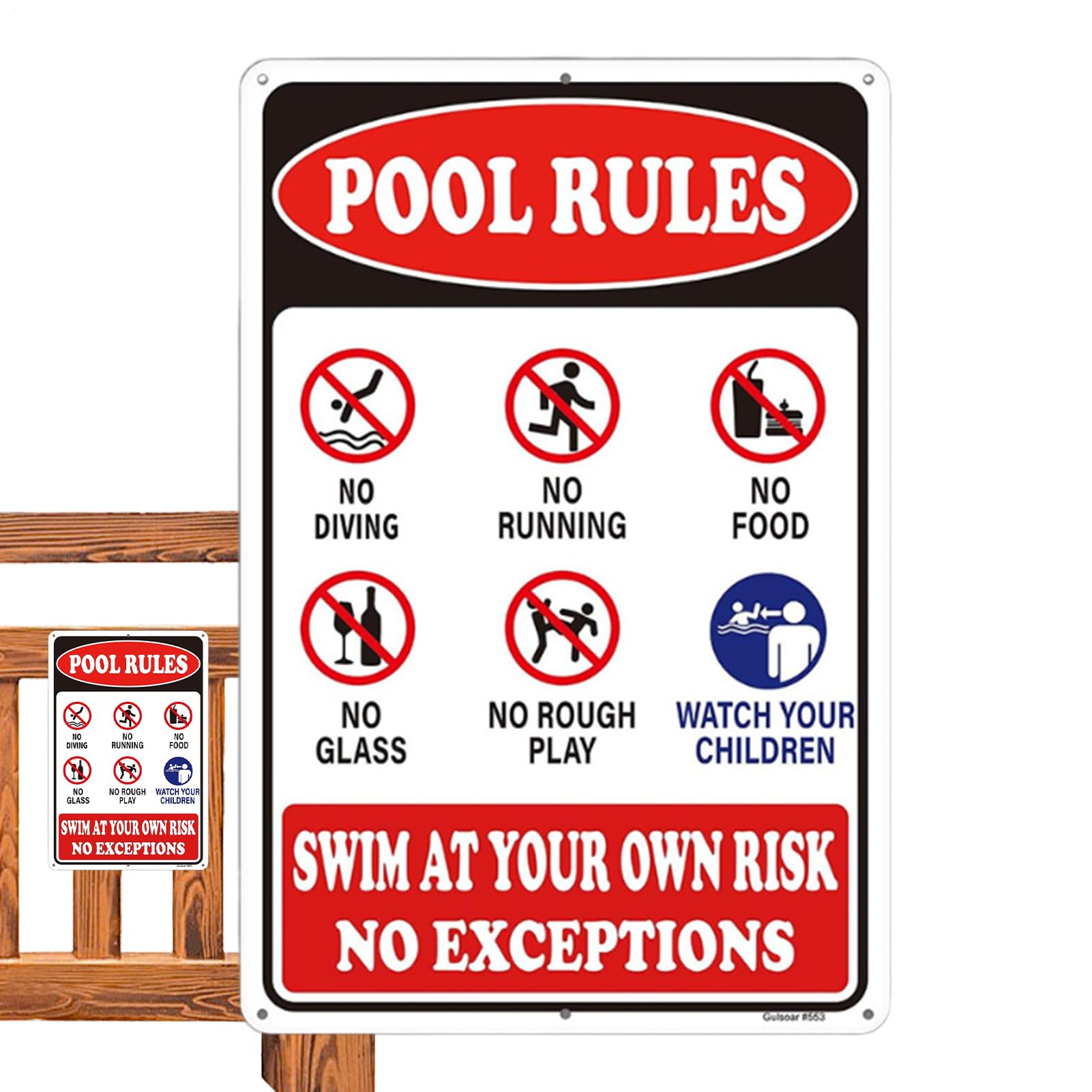 Carteles de piscina para patio trasero decorando tu zona de natación familiar este verano 1