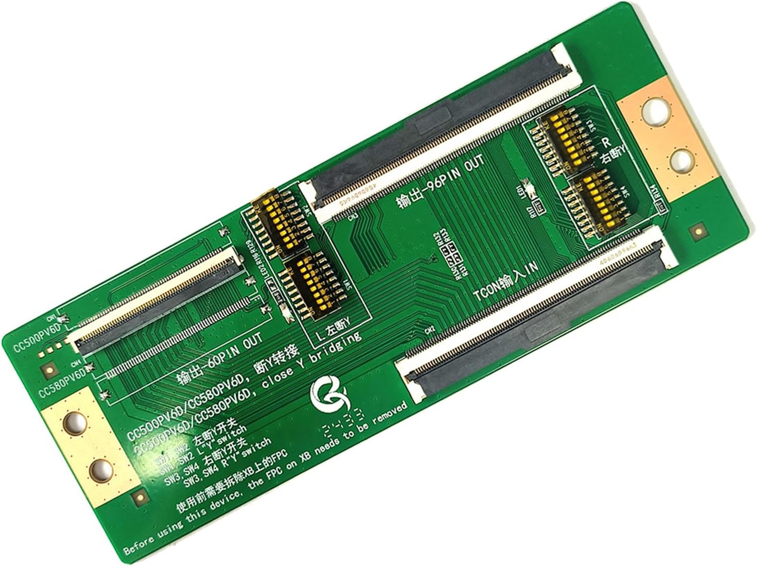 CC500PV6D CC580PV6D Y Shaped Adapter Module Enhances Stability for Tcon Development Boards and Electronic Projects Electronic Bridging Adapter Plate