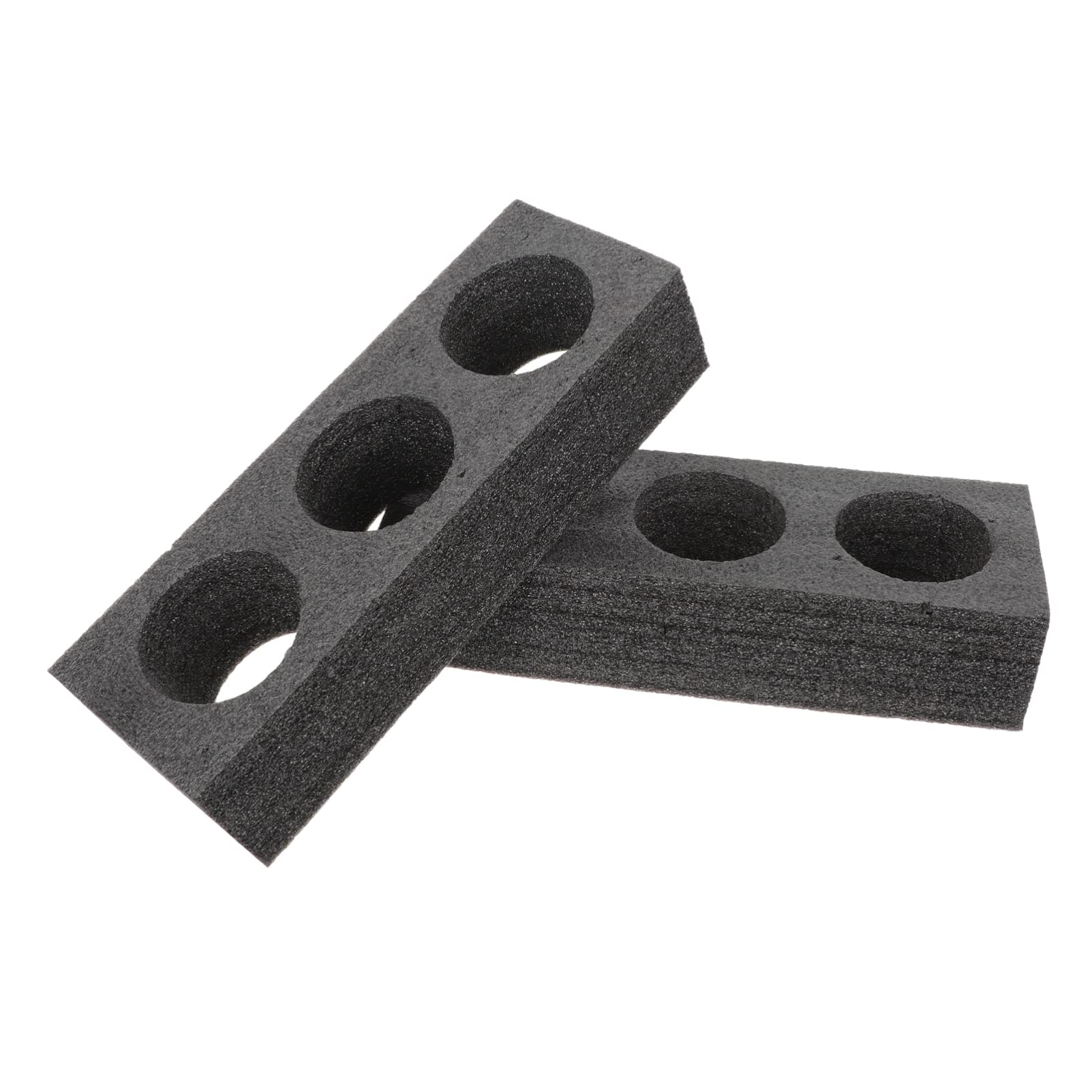Cup Holder Tray 2Pcs Foam Drink Holders Drink Carrier Tray 3 Holes Hot or Cold Beverage Cup Holder Takeout Packing to Go Drink Holder for Car Food Cup Holder