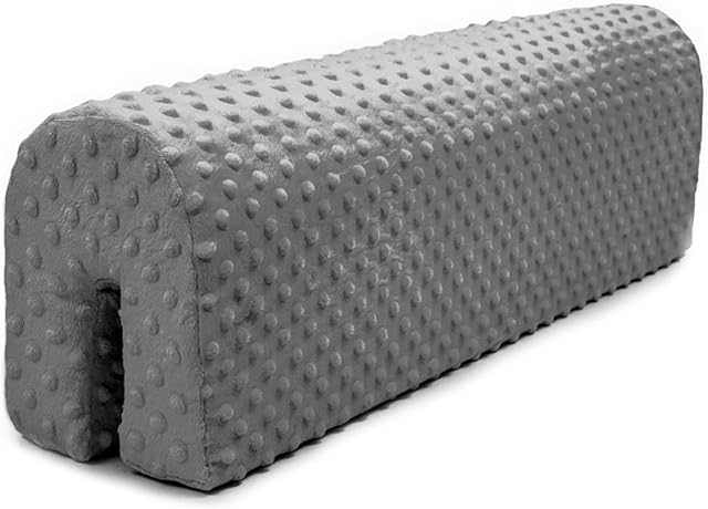 Bed edge protection for children's beds 70 cm - protection for bed frames edge protection children's baby bed Minky Gray