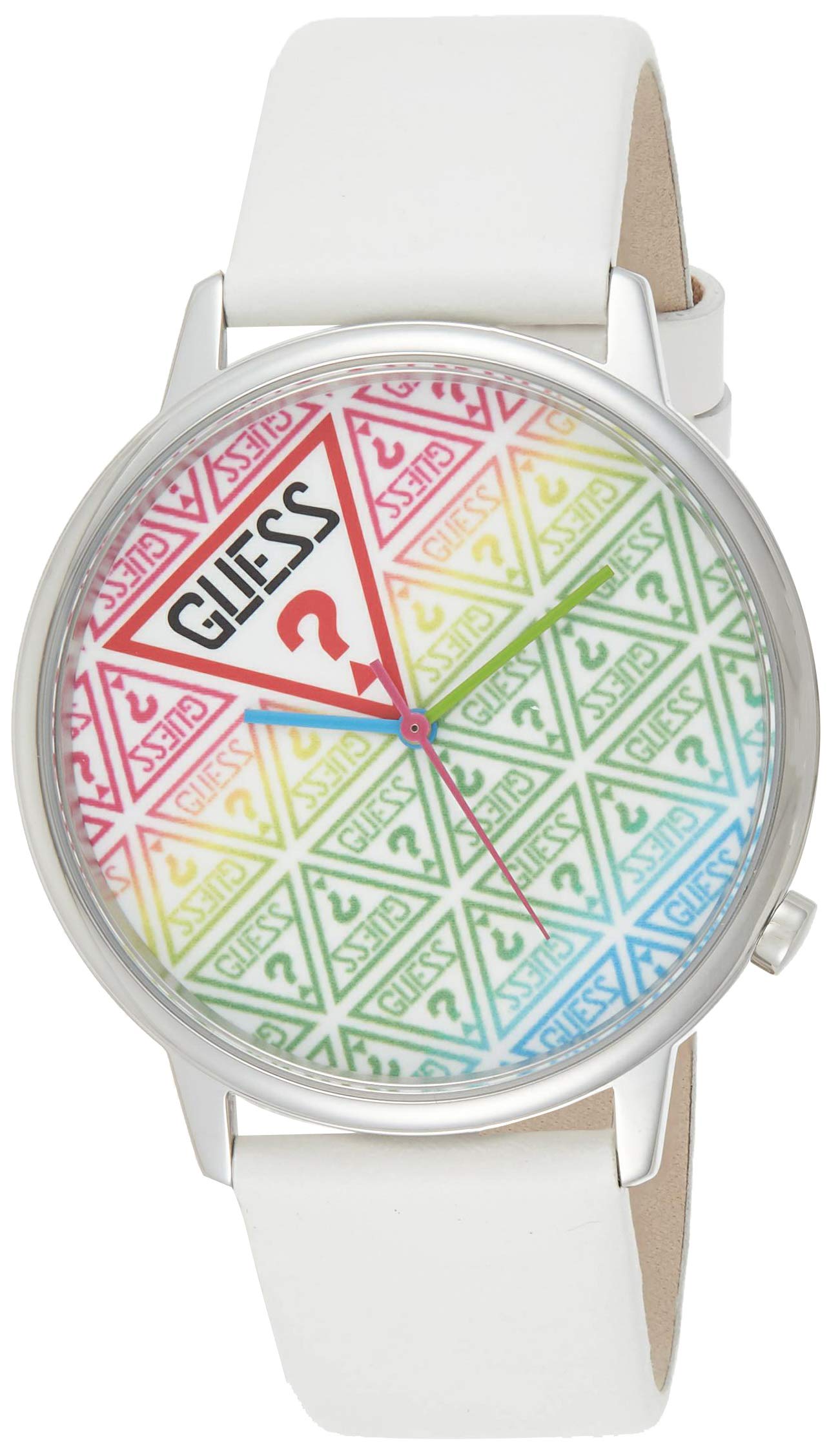 GUESS Reloj Analógico para Mujer de Cuarzo con Correa en Silicona V1020M1