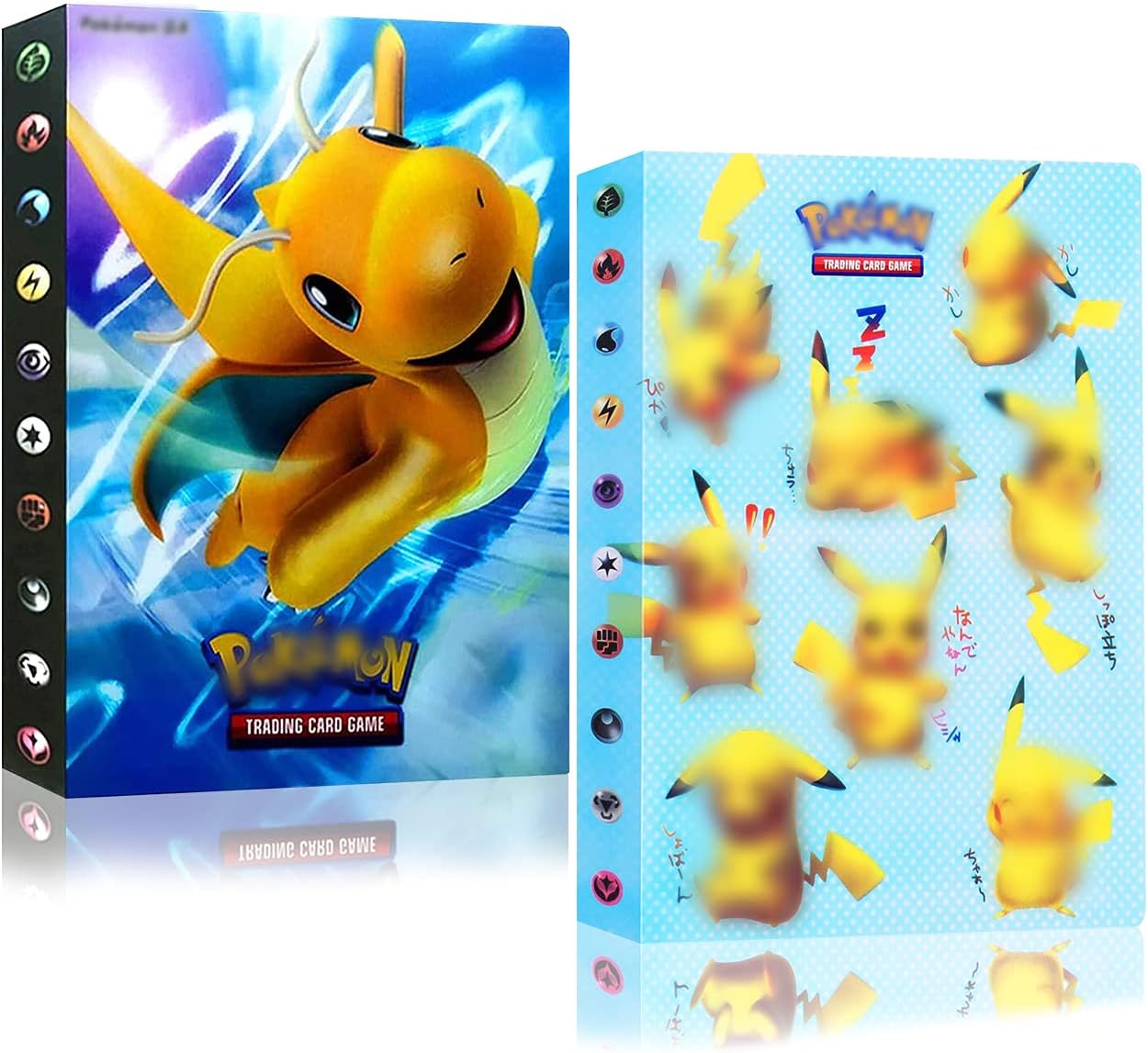 2 Sets Cards Holder Binder Album Book Elf Collection Card Book GX EX