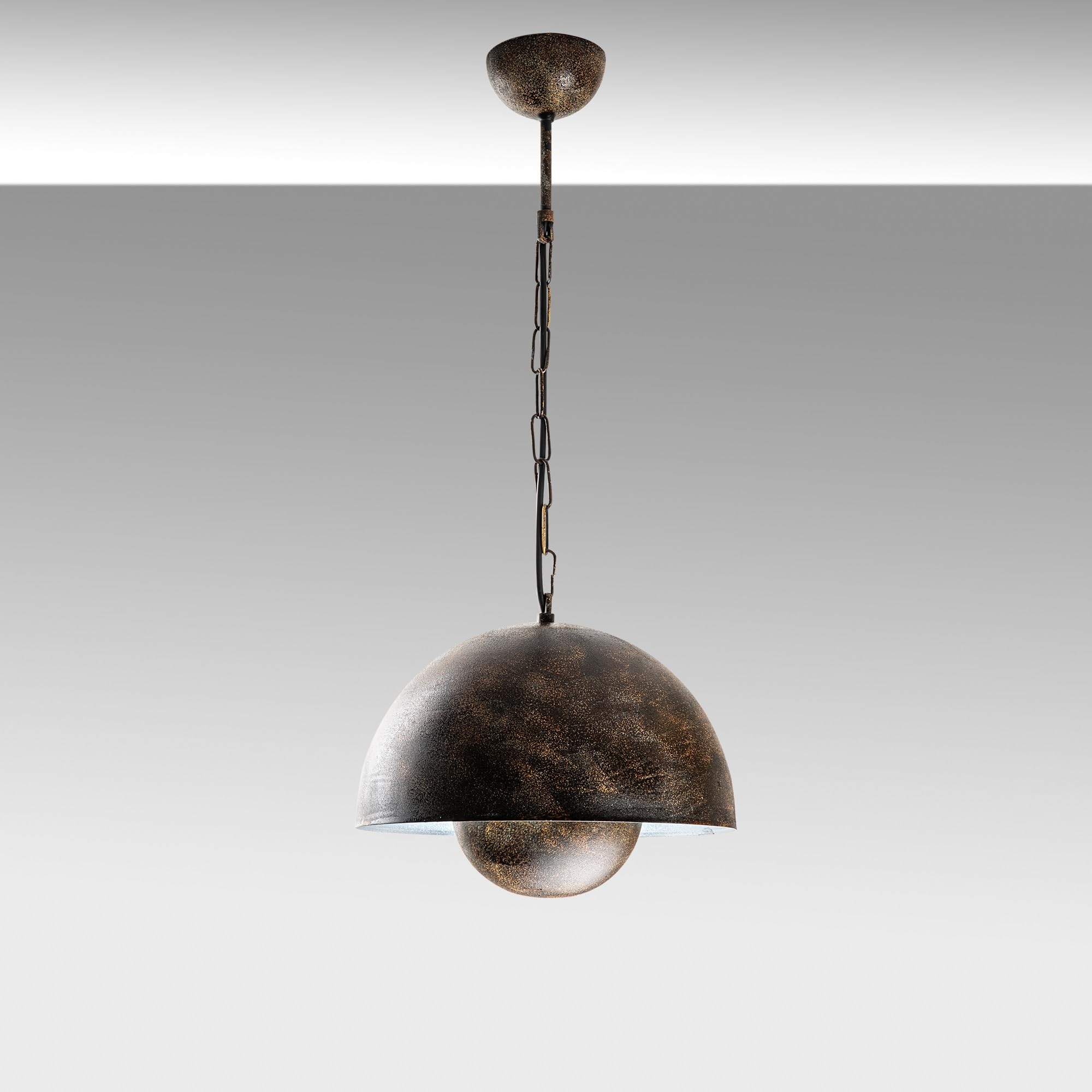 Opviq Elegante chandelier, cuerpo de metal, diámetro de 30 cm, altura total de 70 cm, no ajustable, casquillo E27, máx. 40 W, perfecto para interiores modernos y clásicos