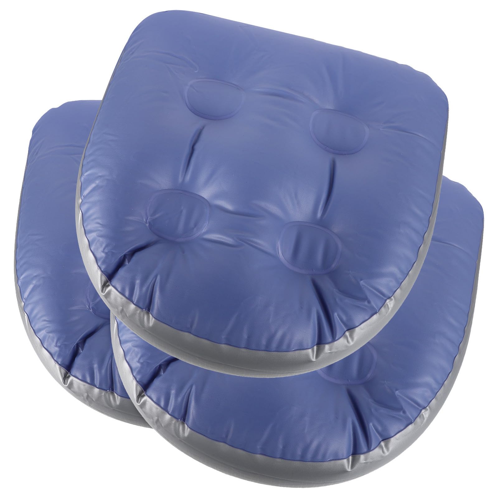 Cojín inflable de asiento impermeable de PVC con ventosas de succión pack de 3