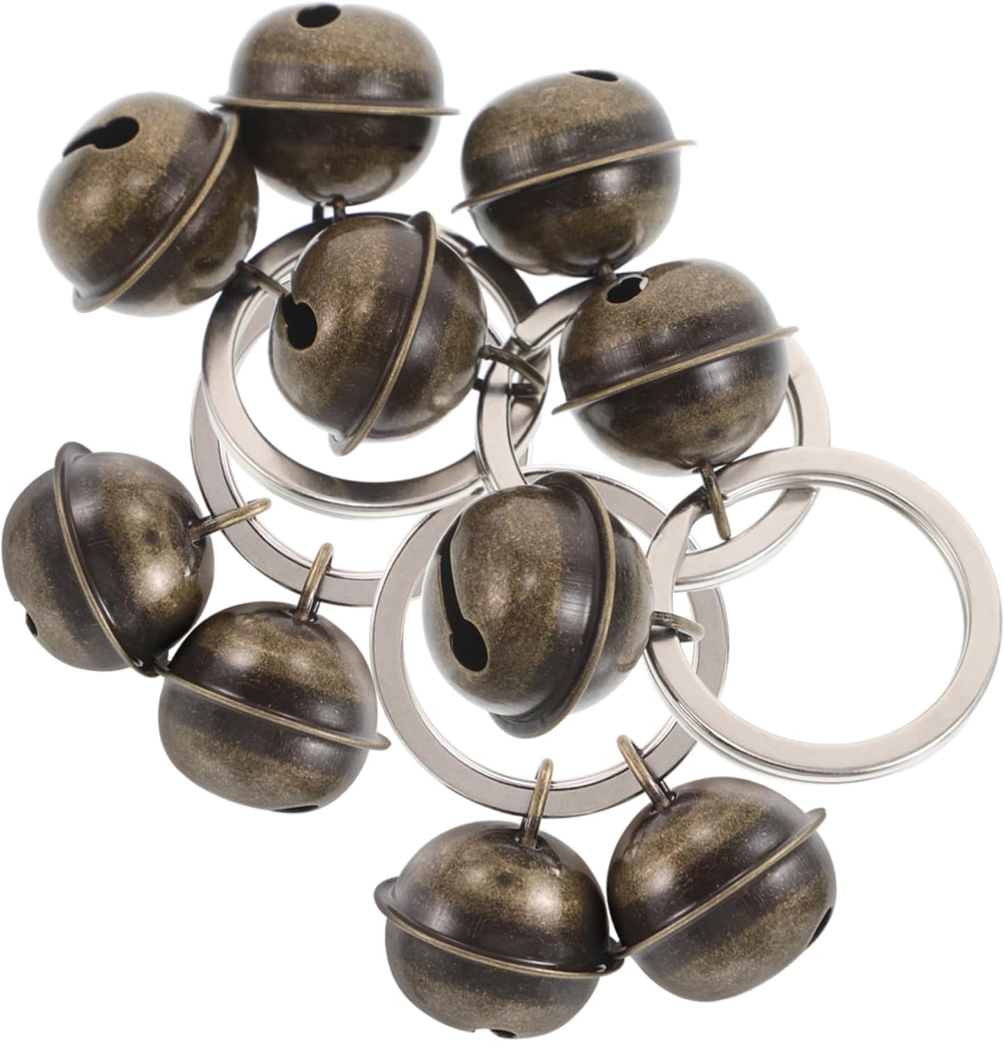 YARNOW 5pcs Cute Pet Bells for Dogs and Cats DIY Collar Charm Small Pendant Bells for Pet Training Keychain Decor