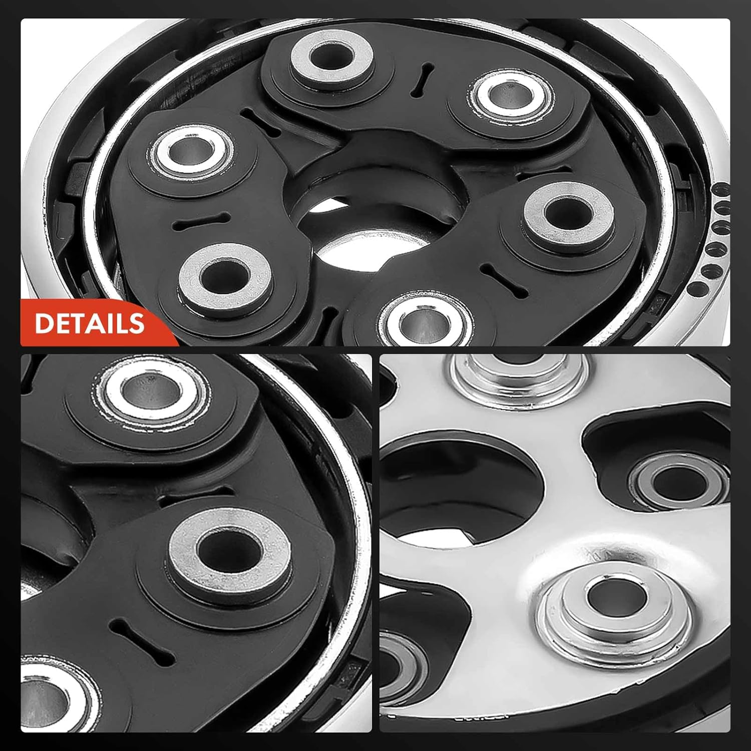 A-Premium Rear Drive Shaft Coupler Flex Joint Coupling Compatible with Audi A3 2004-2013, Q3/Q3 Quattro 2015-2018 & Volkswagen Tiguan 2009-2017, Golf R 2012-2013, R32 2008, Petrol, Turbocharged