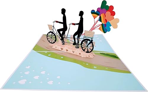 Miniatura 6 de iGifts And Cards Tarjeta de felicitación 3D para el Día de San Valentín, Día del Padre, Romántico, compromiso, aniversario, boda, orgullo, amantes,