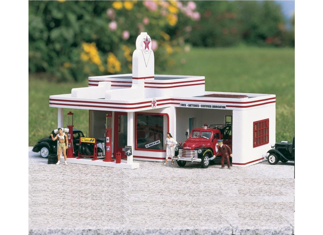 Piko G Scale Model Train Buildings - TEXACO Filling Station - 62251