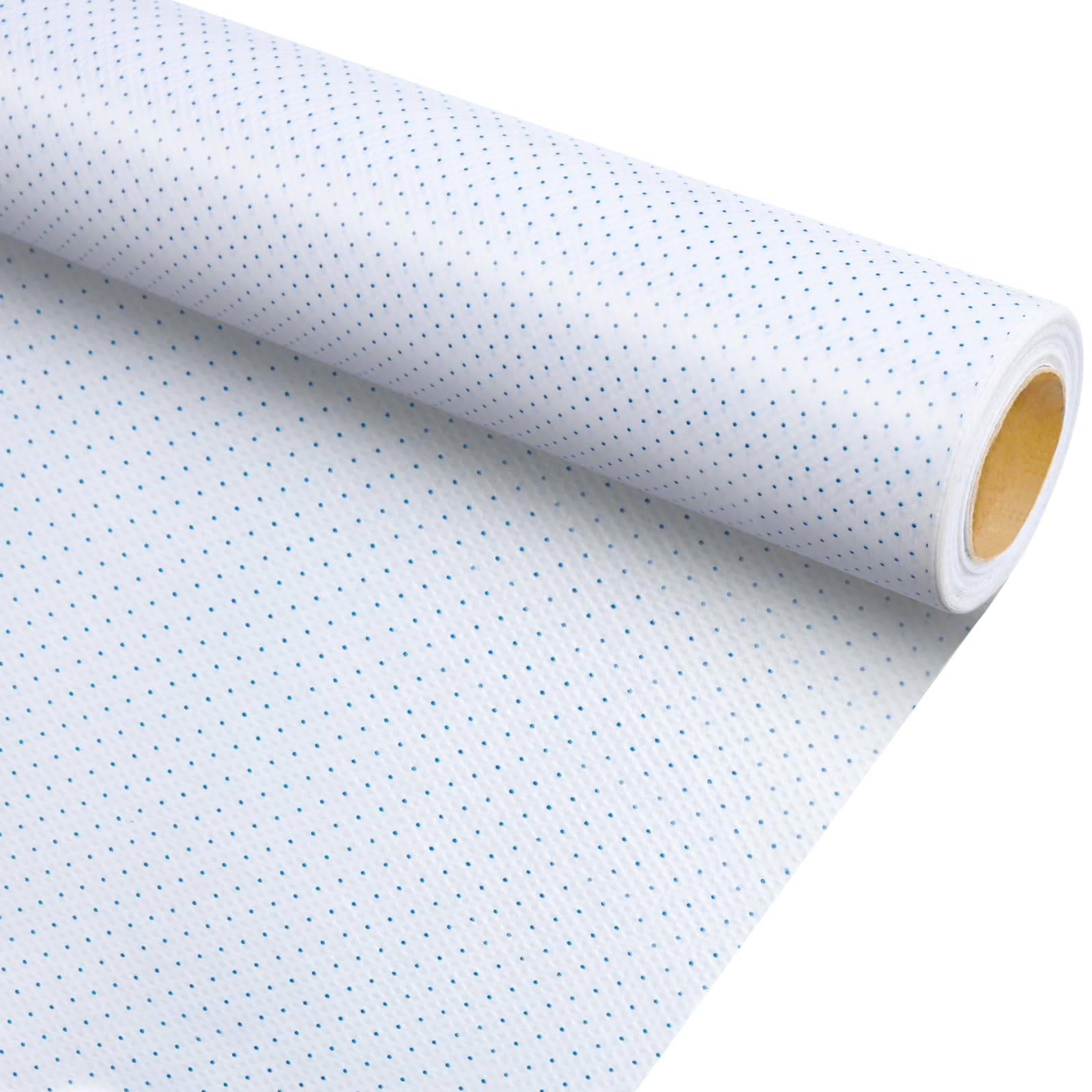 bulletin board paper roll, 4ft x 12 ft non-woven fabric decor paper, for classroom bulletin boards, wall decor, backdrop, teacher supplies for classroom decorations, bulletin board roll (blue dots)
