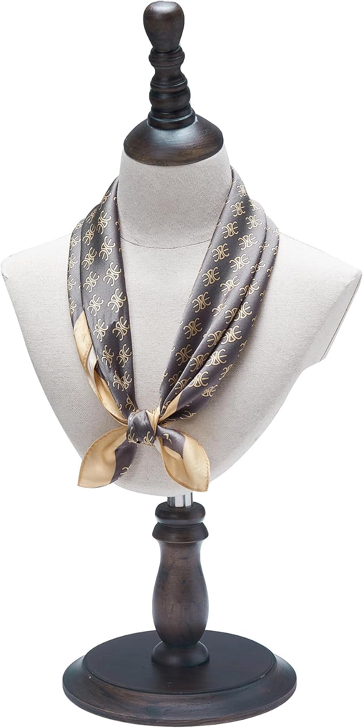 Men's 100% Mulberry Silk Neck Scarf, 21" x 21" Square Bandana