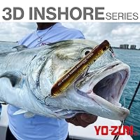 Vista 5 de YO-Zuri Señuelo de Saltwater 3D Inshore Twitch Bait (SS) 130mm Color: Peanut Bunker Sardina