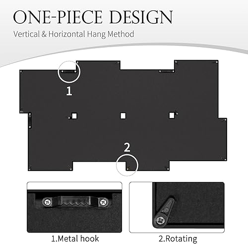 Vista 18 de J.M.Deco Marco de collage de fotos de 12 aperturas para decoración de pared, marco de collage de fotos de 4 x 6 pulgadas para galería, ideal