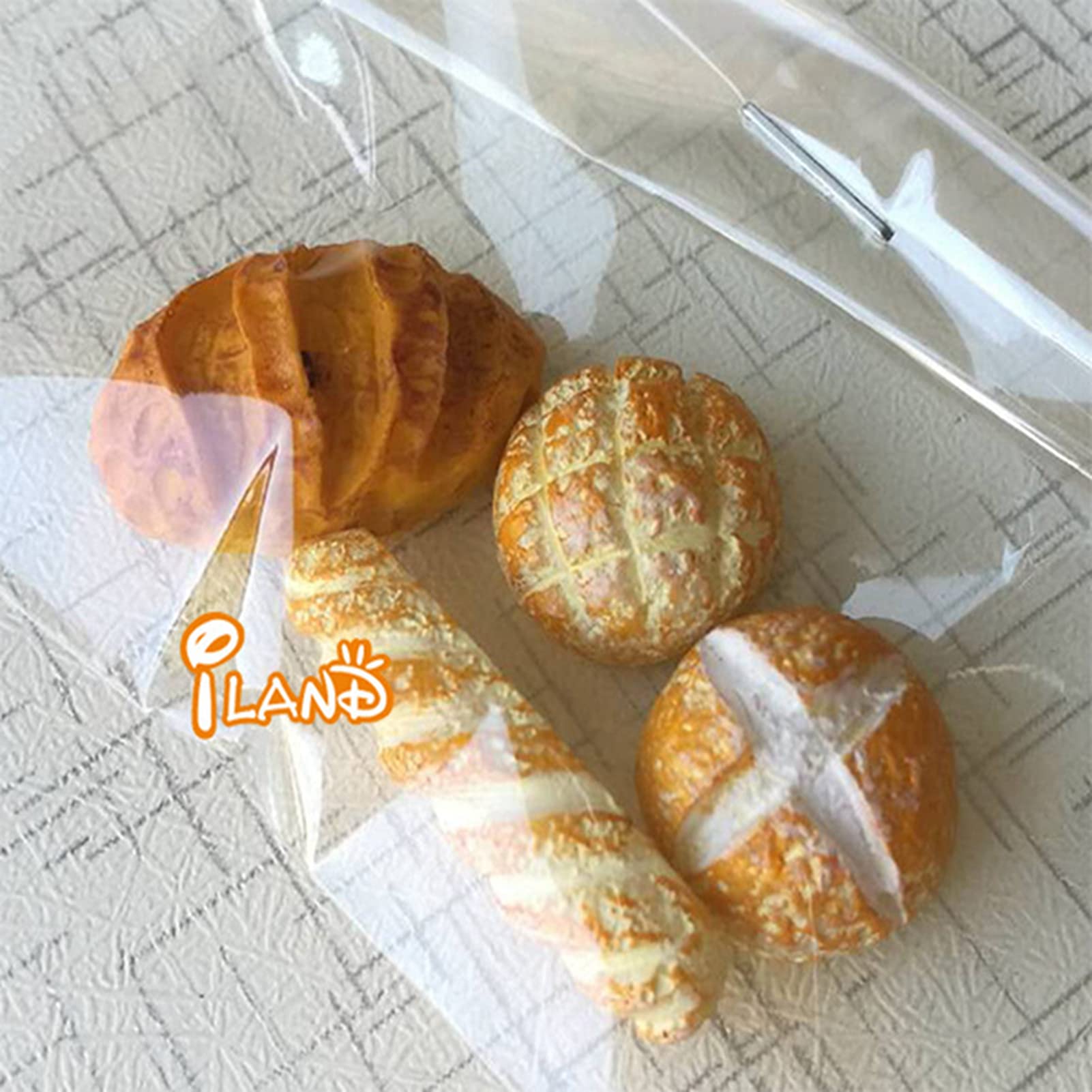 VICASKY 24 Pezzi Di Pane In Miniatura Per Bambole – Decorazioni Realistiche In Resina, Accessori Da Cucina Per Casa Delle Bambole