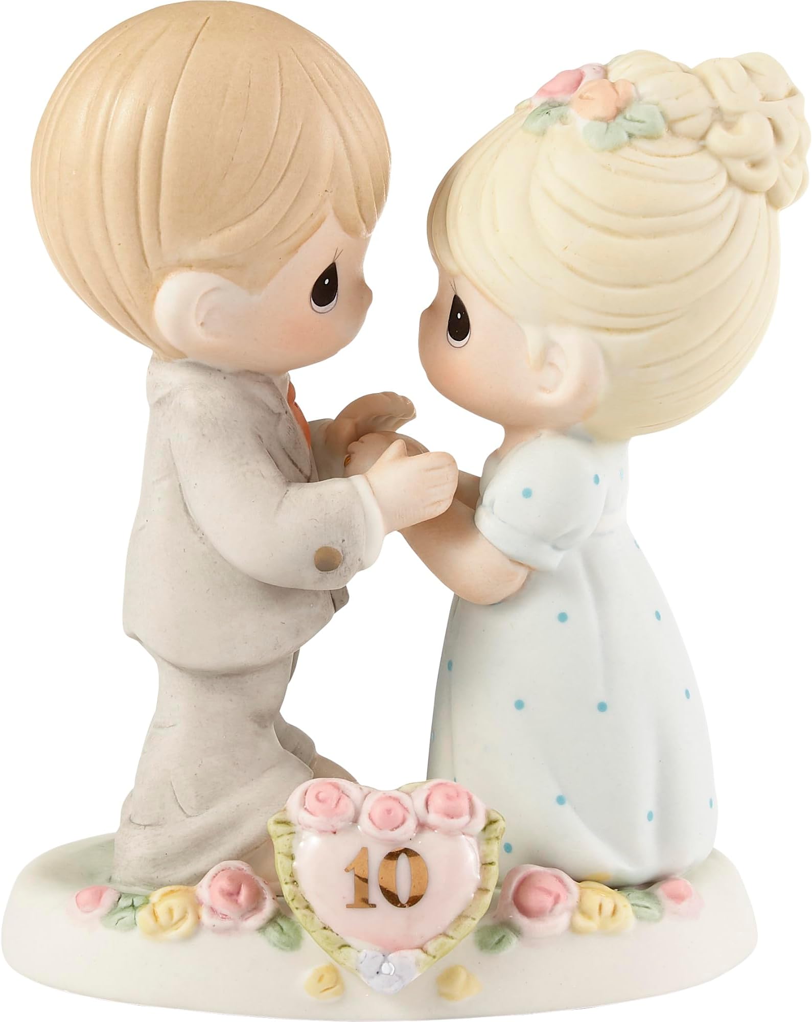 Precious Moments, A Decade Of Dreams Come True - 10th Anniversary, Bisque Porcelain Figurine, 730007