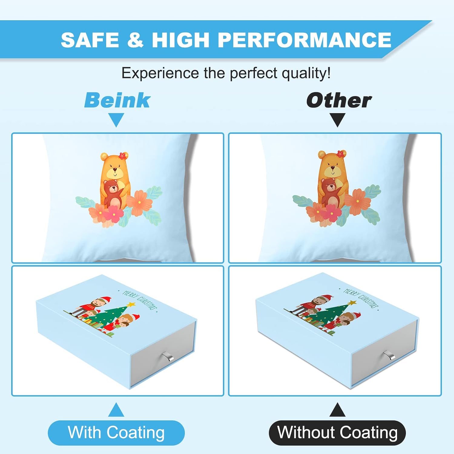 Beink Sublimation Coating Spray for Cotton T-Shirts Polyester Canvas Sublimation Fluid Spray Quick Dry and Easy Achieve Brighter and More Vibrant Colors No Mixing Required 100ml 2-Pack
