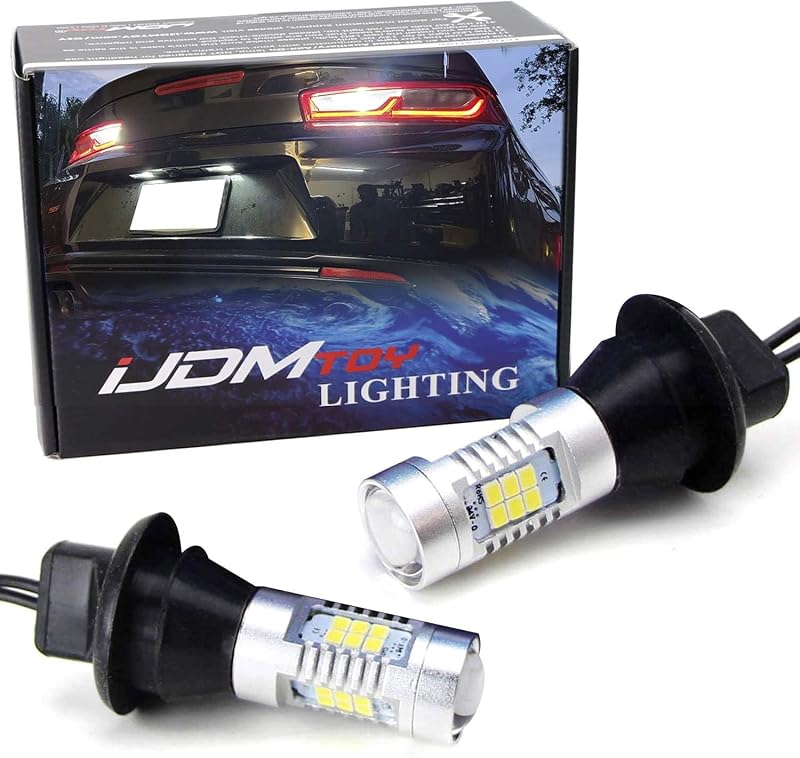 Kit de luz LED de ré iJDMTOY sem brilho residual para Chevrolet Camaro 2016–2024 – 1 unidade