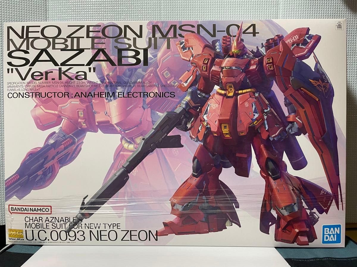 Amazon.co.jp: MG 1 100 MSN-04 サザビーVer.ka : おもちゃ