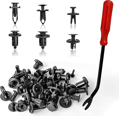 120 clips de retención tipo empuje 0.268 in 0.315 in 0.354 in 0.394 in  Kit de repuesto de tornillos de expansión con herramienta de extracción,