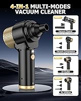 Vista 4 de AHNR Handheld Car Vacuum Cleaner Cordless with 16000PA Powerful Suction, 4-in-1 Portable Mini Vacuum Cleaner & Air Duster with Multi-Accessories