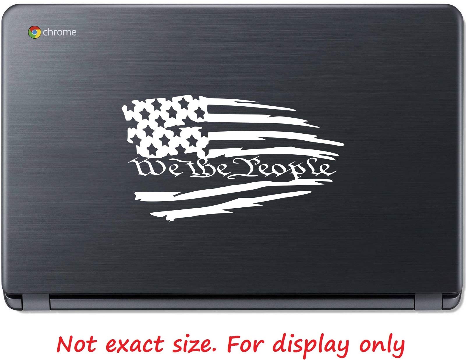 UR Impressions Tattered American Flag - We The People Decal Vinyl